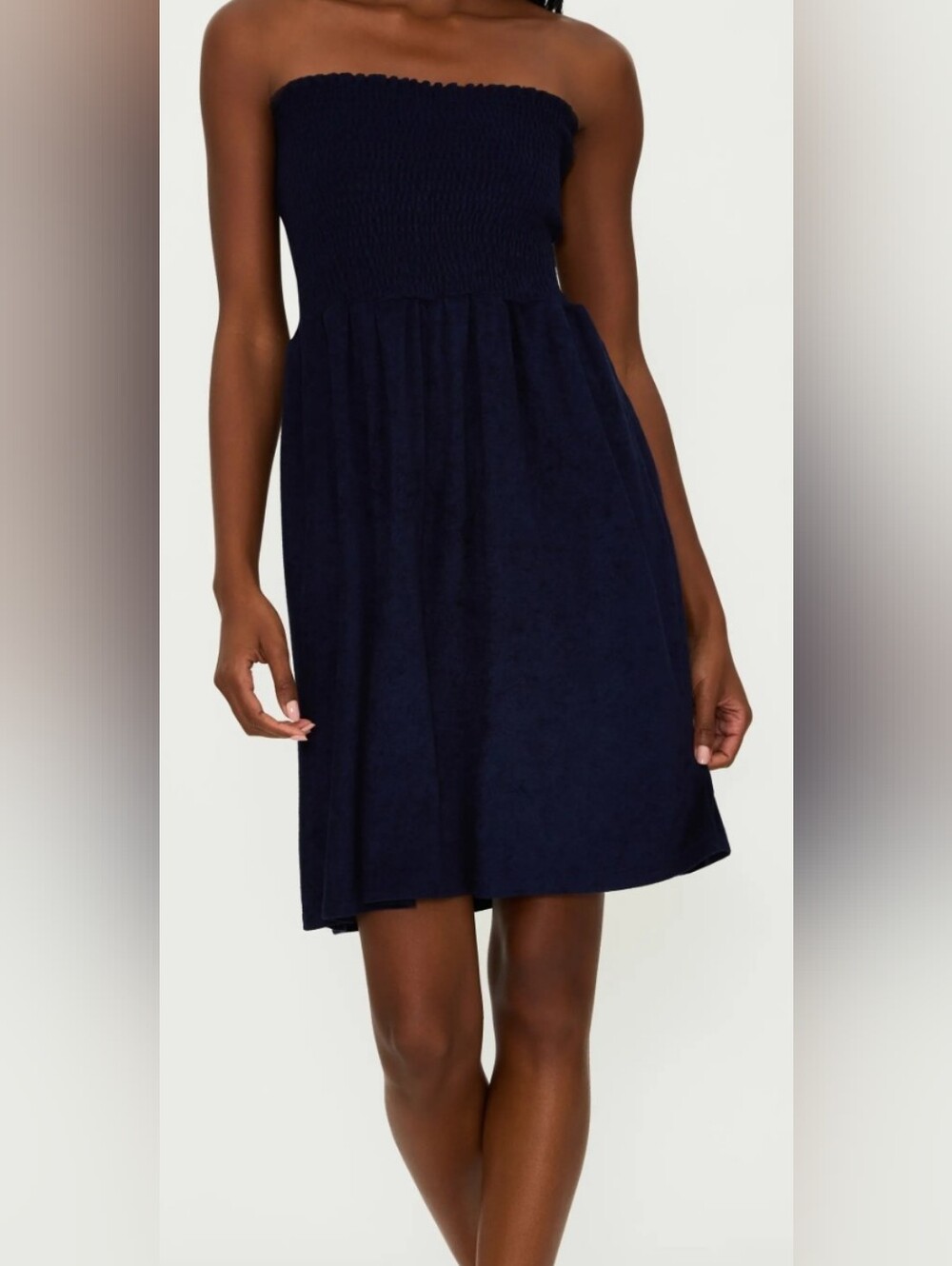 Beach Riot Lilee Strapless Smocked Cover-up Dress